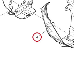 Encadrement phare droite — réf. 4601N962A | Ducati Store