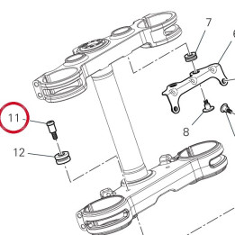 Pivot filetée 8211A251AA — réf. 8211A251AA | Ducati Store