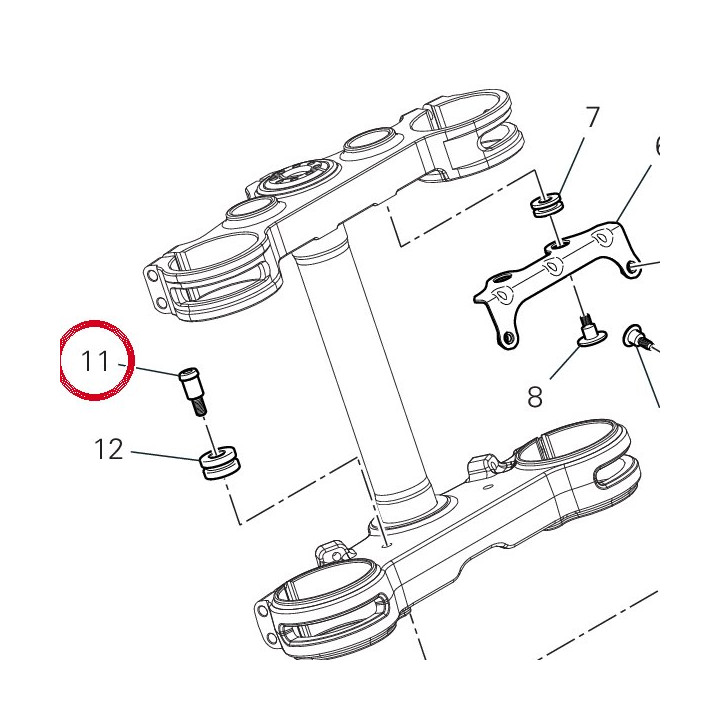 Pivot filetée 8211A251AA — réf. 8211A251AA | Ducati Store