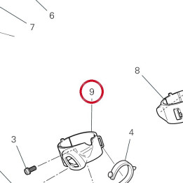 Support clignotant droit — réf. 7131F241A | Ducati Store