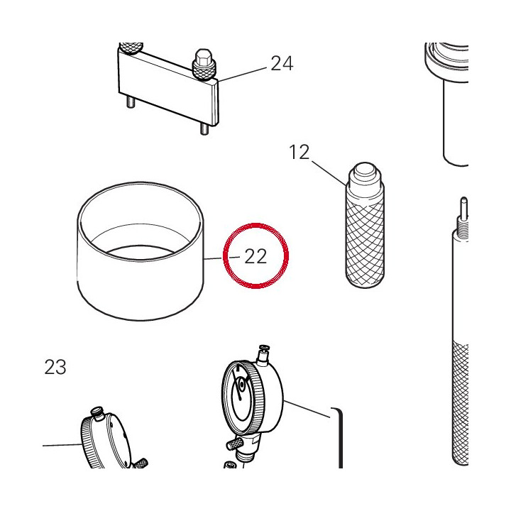 Outil montage piston — réf. 887134968 | Ducati Store