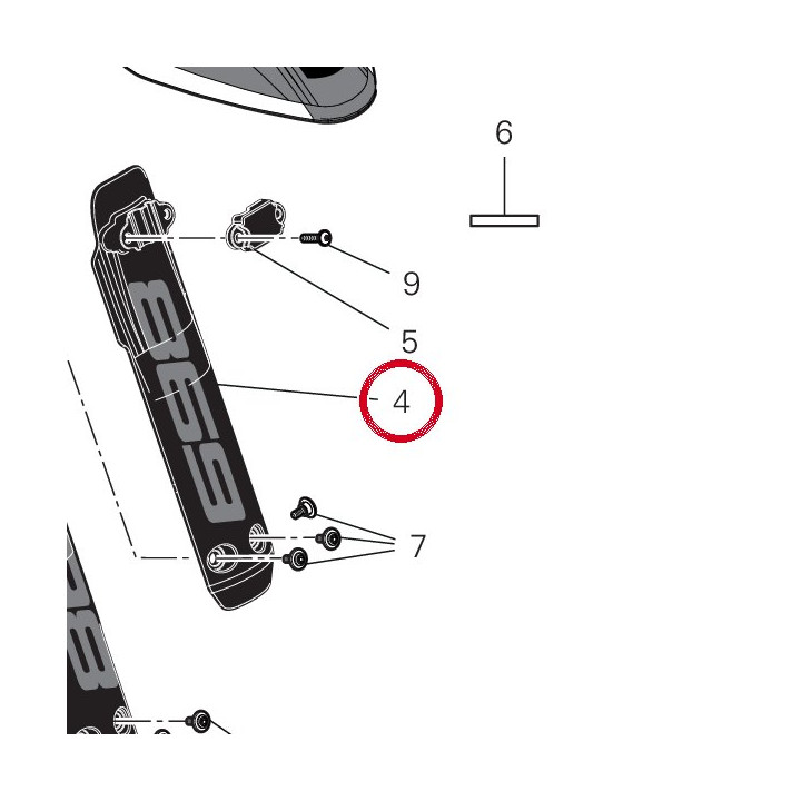 Protection de tige gauche — réf. 4601E403AA | Ducati Store