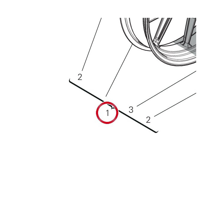 Jante roue av. 50122821AA — réf. 50122821AA | Ducati Store