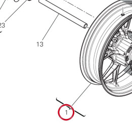 Jante roue ar. 50222482AA — réf. 50222482AA | Ducati Store