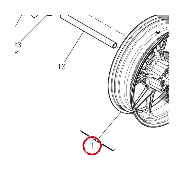 Jante roue ar. 50222482AA — réf. 50222482AA | Ducati Store