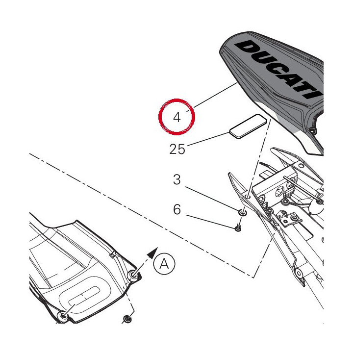 Queue 48217141AC — réf. 48217141AC | Ducati Store