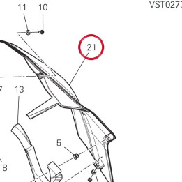 Panneau lateral gauche — réf. 48217131AC | Ducati Store