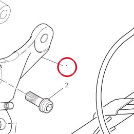 Support béquille lateral — réf. 55620681AA | Ducati Store