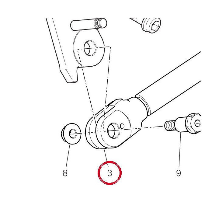 Béquille laterale — réf. 55610691BA | Ducati Store