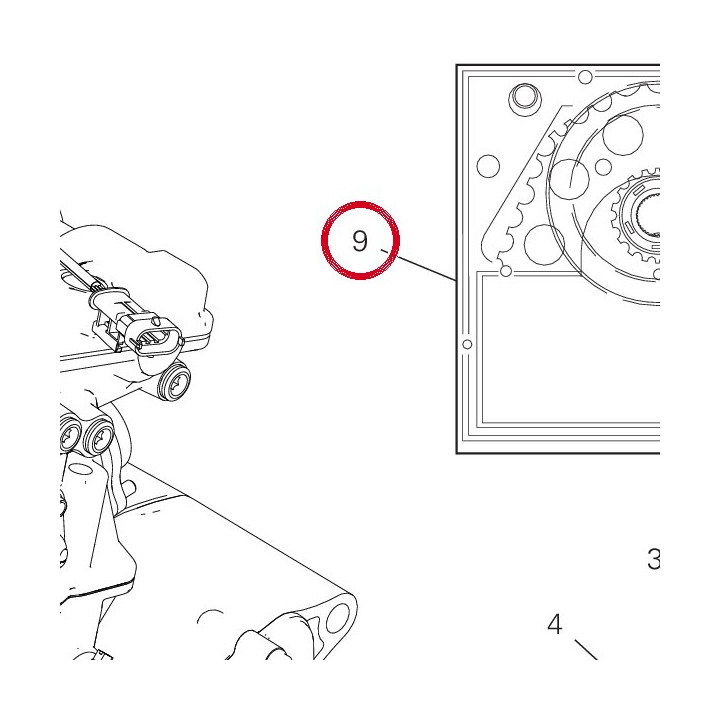 Kit transmission secondaire — réf. 67621181A | Ducati Store