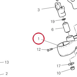 Tête de direction — réf. 34111211AA | Ducati Store