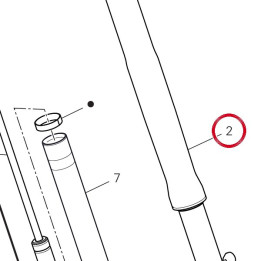 Fourche complète gauche — réf. 34520983A | Ducati Store