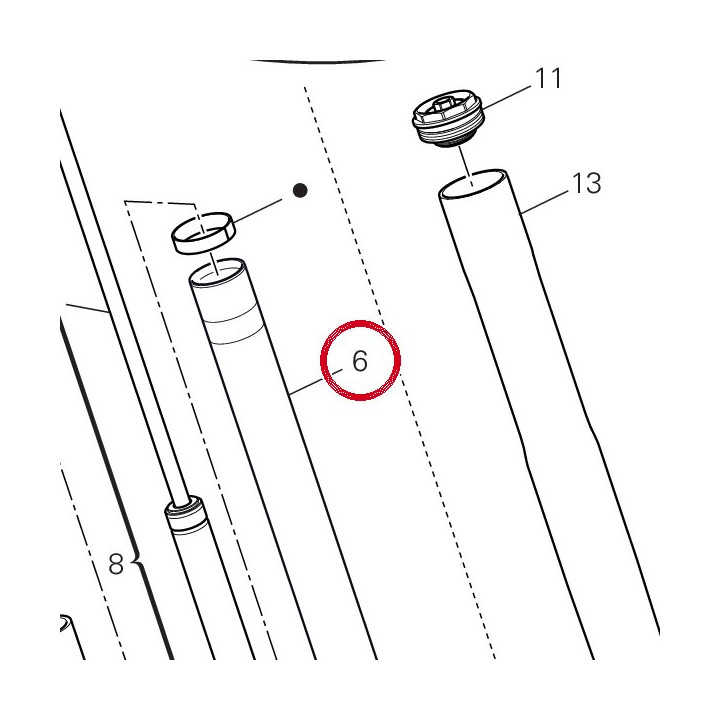 Unité pied de forche + — réf. 34922611A | Ducati Store