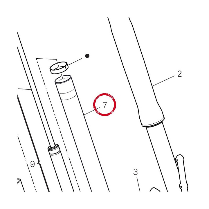 Unité pied de forche + — réf. 34922621A | Ducati Store