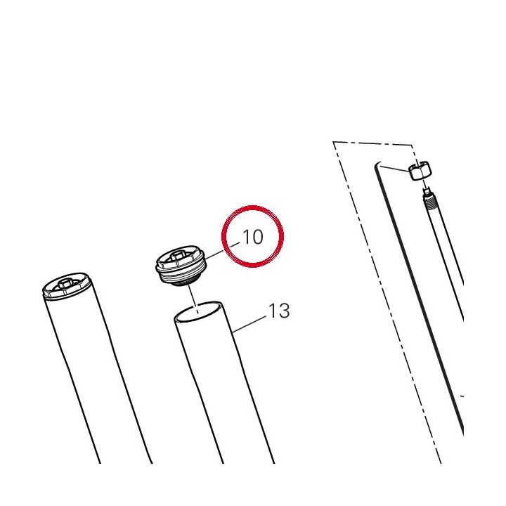 Bouchon droit 34922651A — réf. 34922651A | Ducati Store