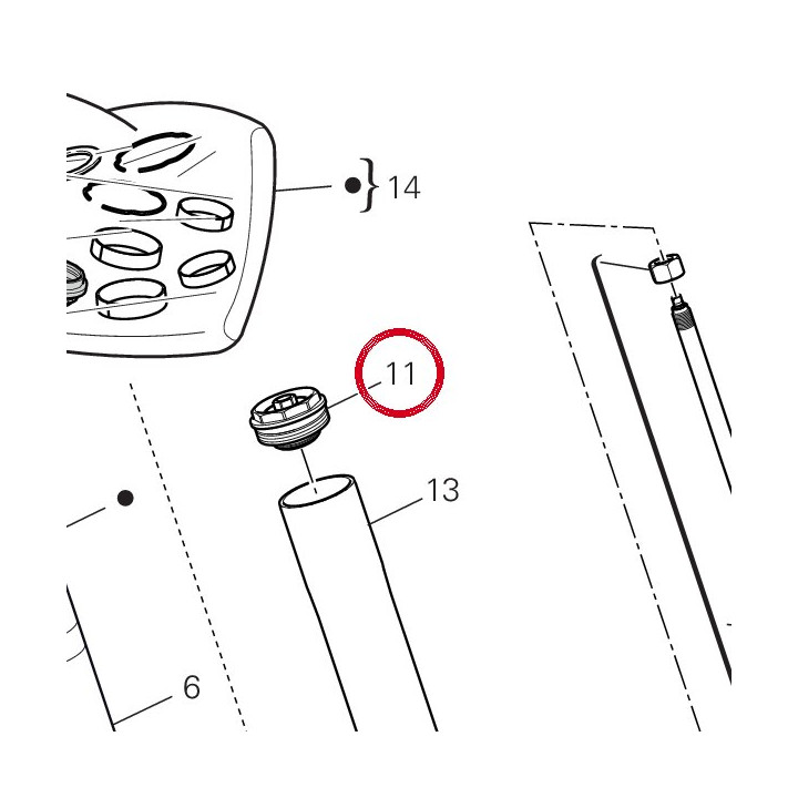 Bouchon gauche 34922661A — réf. 34922661A | Ducati Store