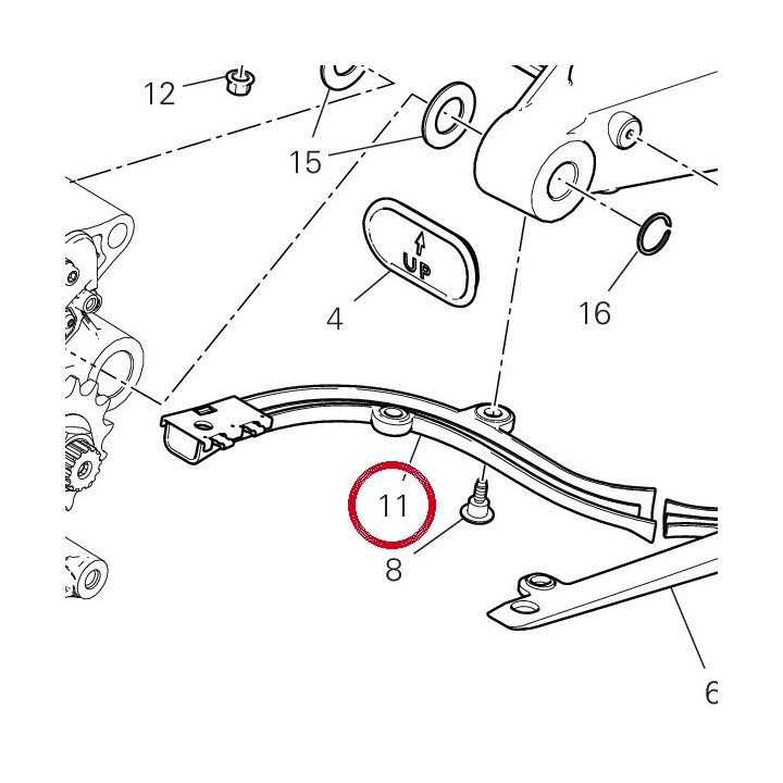 Protection tuyau frein — réf. 4601G421A | Ducati Store
