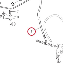 Durit boitier - étriers — réf. 61811511A | Ducati Store