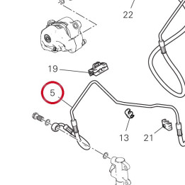 Durite maître cylindre — réf. 61911571A | Ducati Store