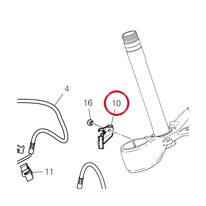 Passe-Tube 75812161A — réf. 75812161A | Ducati Store