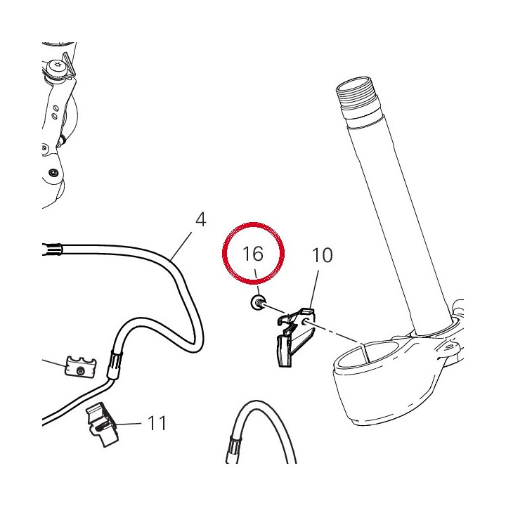 Vis tbei M6X14 77510081B — réf. 77510081B | Ducati Store