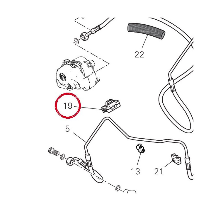 Support 8291B251A — réf. 8291B251A | Ducati Store