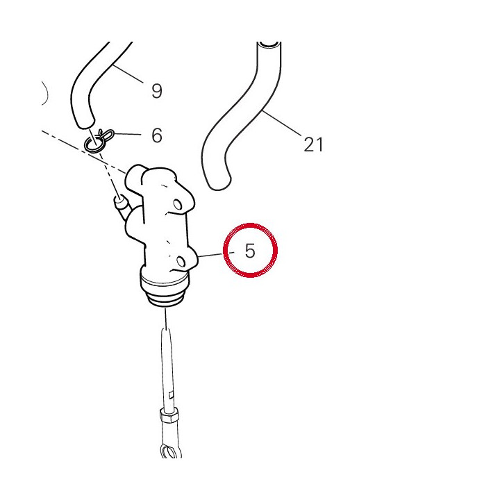 Pompe frein arrière — réf. 62540041A | Ducati Store