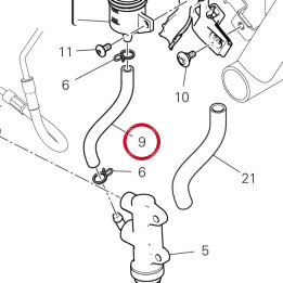 Tuyau huile 87712741A — réf. 87712741A | Ducati Store