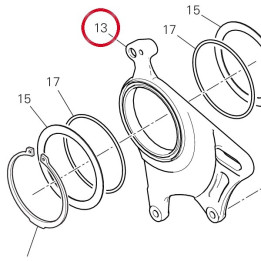 Plaque Porte-Pince Abs — réf. 82510431A | Ducati Store