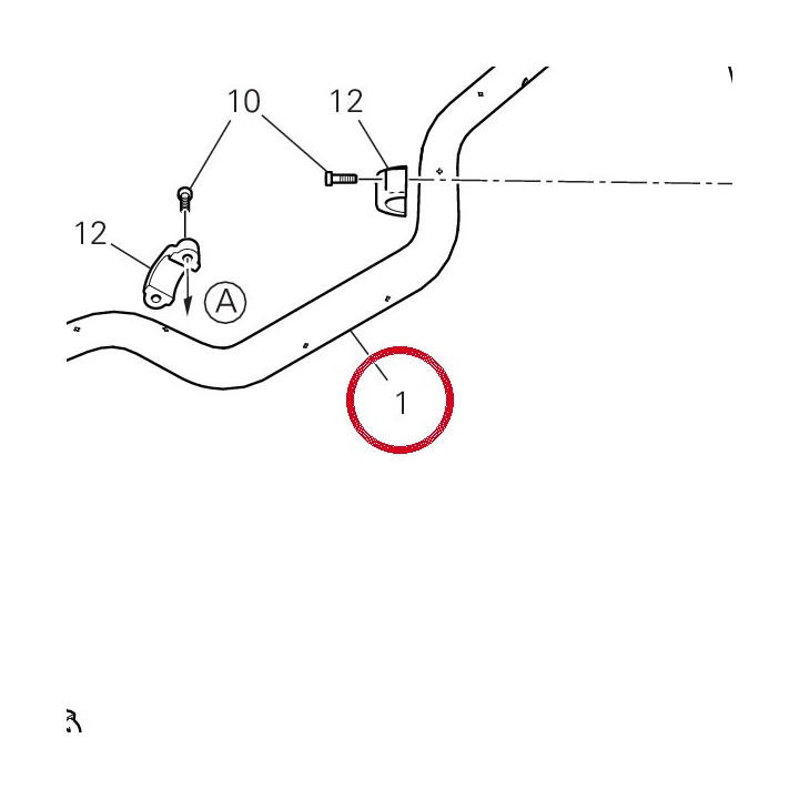 Guidon 36012091AA — réf. 36012091AA | Ducati Store