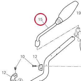 Rétroviseur gauche 52320441A — réf. 52320441A | Ducati Store