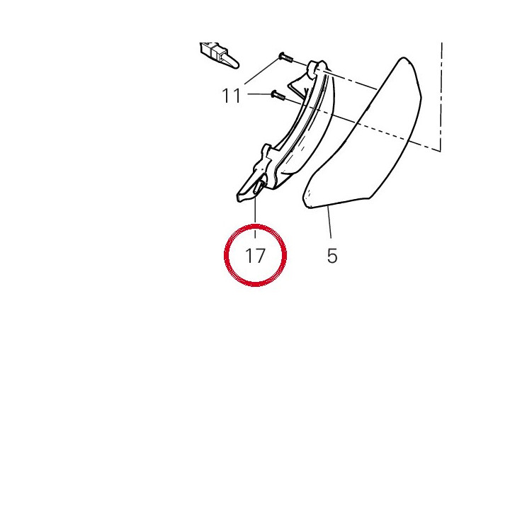 Clignotant gauche 53010353A — réf. 53010353A | Ducati Store