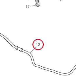 Tuyau embrayage 63211051A — réf. 63211051A | Ducati Store