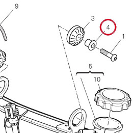 Entretoise 71614971AA — réf. 71614971AA | Ducati Store