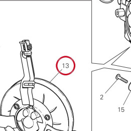 Electro-Ventilateur droite — réf. 55040361A | Ducati Store