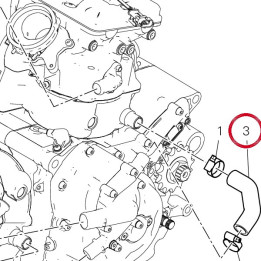 Tuyau entree D'Eau cylindre — réf. 80012483A | Ducati Store