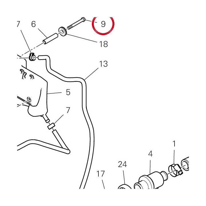 Vis tceif M6X50 77156758B — réf. 77156758B | Ducati Store