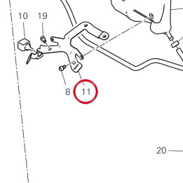 Support réservoir eau — réf. 8301G411BA | Ducati Store