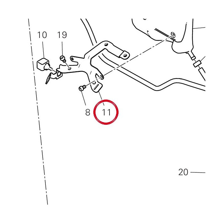 Support réservoir eau — réf. 8301G411BA | Ducati Store