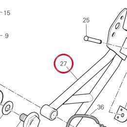 Plaque G. arrière — réf. 82413552AA | Ducati Store