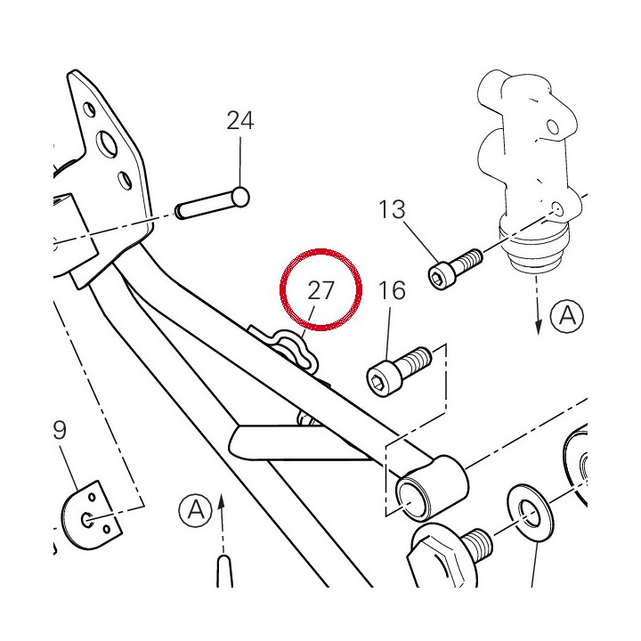 Plaque D. arrière — réf. 82413562AA | Ducati Store