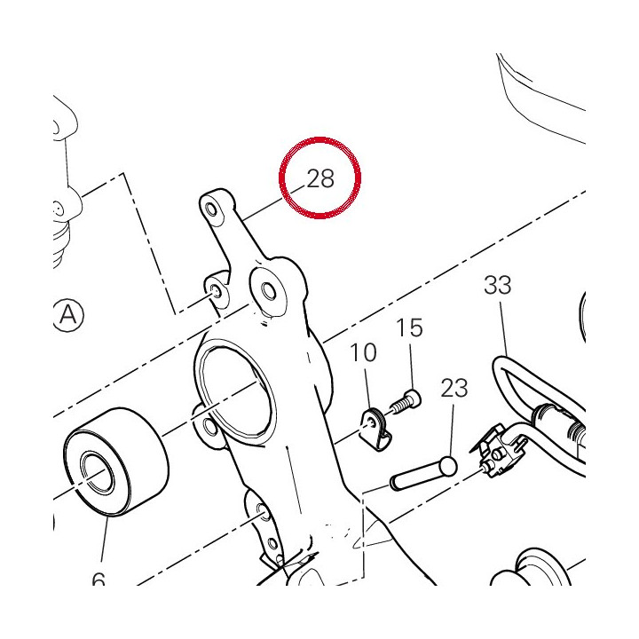 Plaque D. avant 82413581AB — réf. 82413581AB | Ducati Store