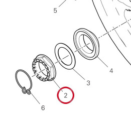 Ecrou 75012121AA — réf. 75012121AA | Ducati Store