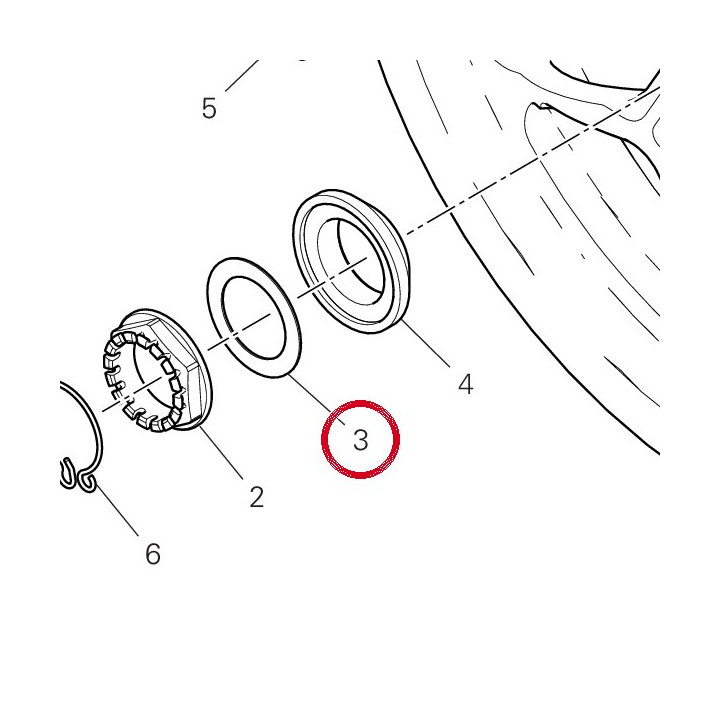 Rondelle 85210571A — réf. 85210571A | Ducati Store