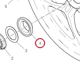 Rondelle conique 71410271A — réf. 71410271A | Ducati Store
