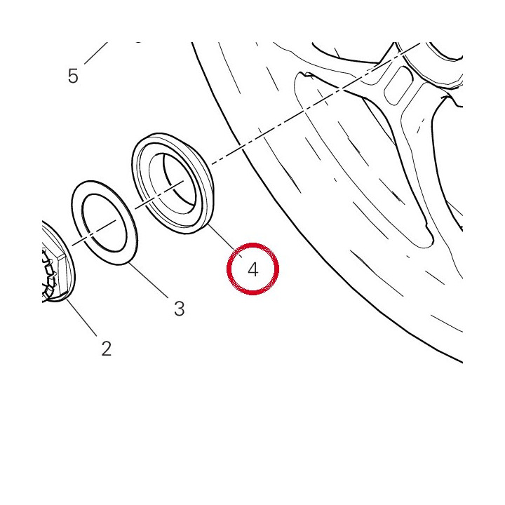 Rondelle conique 71410271A — réf. 71410271A | Ducati Store