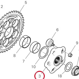Bride Porte-Couronne — réf. 16016851AA | Ducati Store