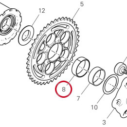 Douille 71210181A — réf. 71210181A | Ducati Store