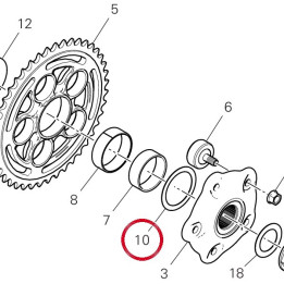 Rondelle 85210582A — réf. 85210582A | Ducati Store