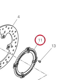Roue phonique arrière — réf. 50410351AA | Ducati Store